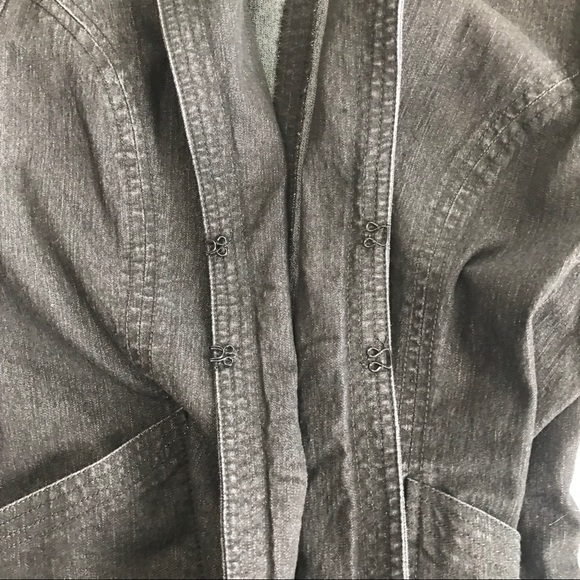 Nicole by Nicole Miller Stretch Jean Denim Jacket - Picture 7 of 7